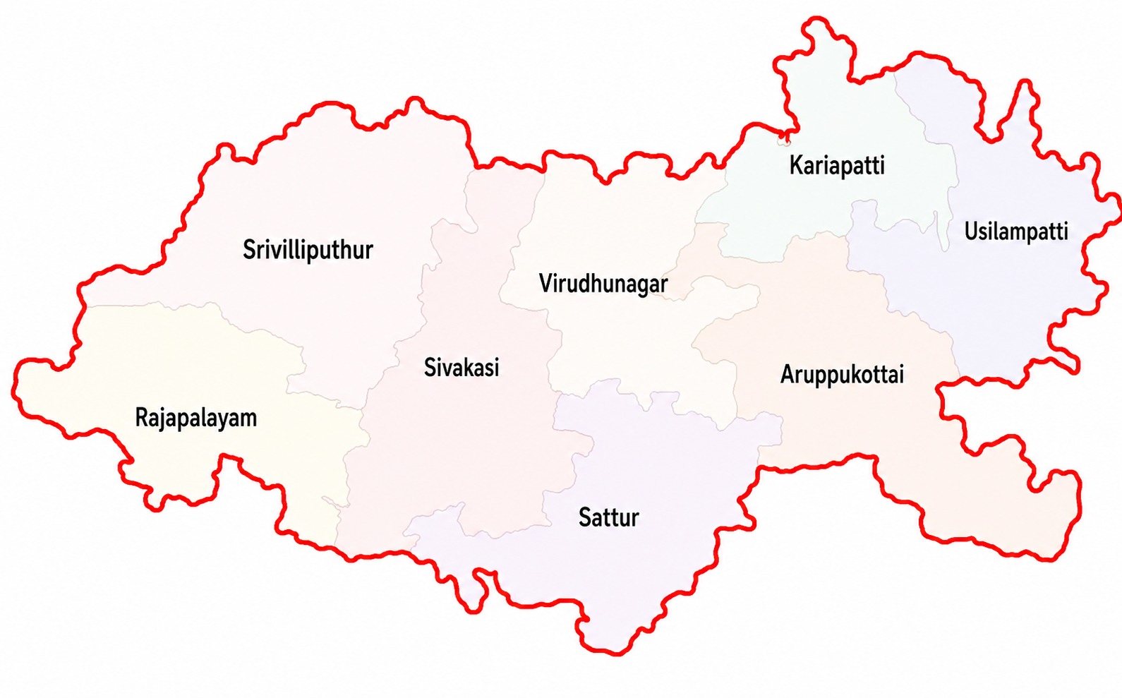 Tamil Nadu Map